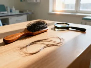 Elegancka miseczka z kremową maską do włosów i naturalnym olejkiem na drewnianym blacie, gotowe do domowego zabiegu pielęgnacyjnego.