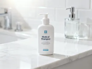 Profesjonalne produkty do stylizacji włosów, lakier oraz szczotka na nowoczesnej toaletce w słonecznym wnętrzu.